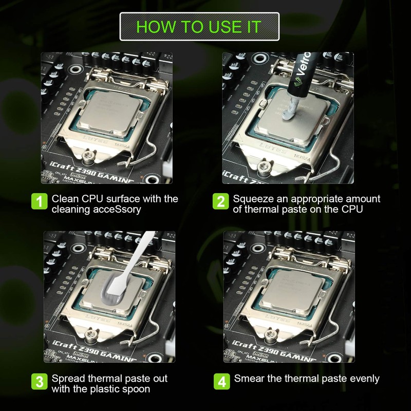Vetroo TR9X Thermal Paste, High Conductive Performance Heatsink Paste Thermal