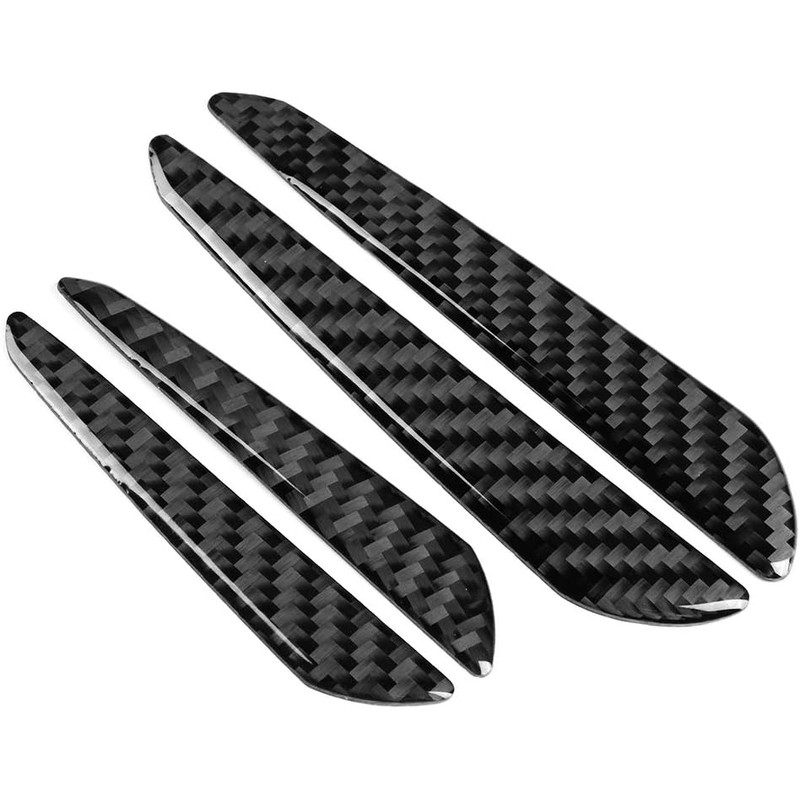 KIMISS 4Pcs Protector de Borde de Puerta de Fibra de