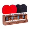 humberboat Ping Pong Paddle Storage Rack, Wall-Mount Table Tennis Paddle