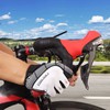 Souke Sports Men’s Cycling Gloves, 3D Padded, Fingerless, Sweat Absorbent,