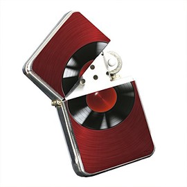 Elements of Space Vinyl Record - Silver Chrome Pocket Lighter