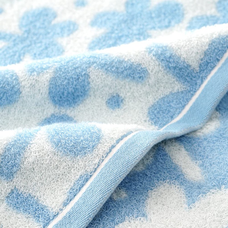 sense gnosis Blue Floral Hand Towels Set of 2 Clovers