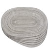 Noctiflorous Oval Braided Placemats 12x18 Inch Table Mats Set of