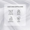 MRTREES Kitchen Net Curtains for Windows 45 Drop, White Sheer