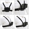 Phone Chest Mount Harness Strap, Adjusted Cellphone Selfie Chest Mount