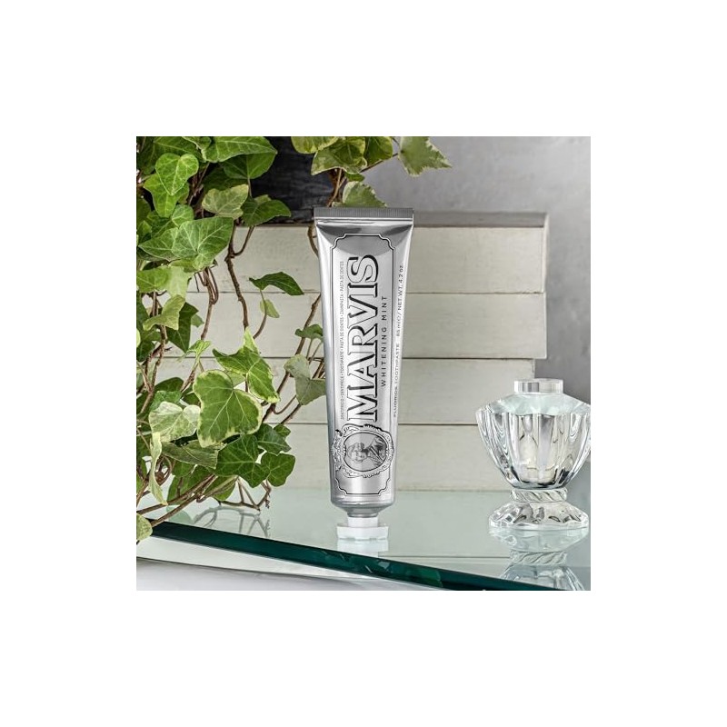 Marvis Whitening Mint Toothpaste 85ml Whitening Toothpaste Promotes Natural Teeth