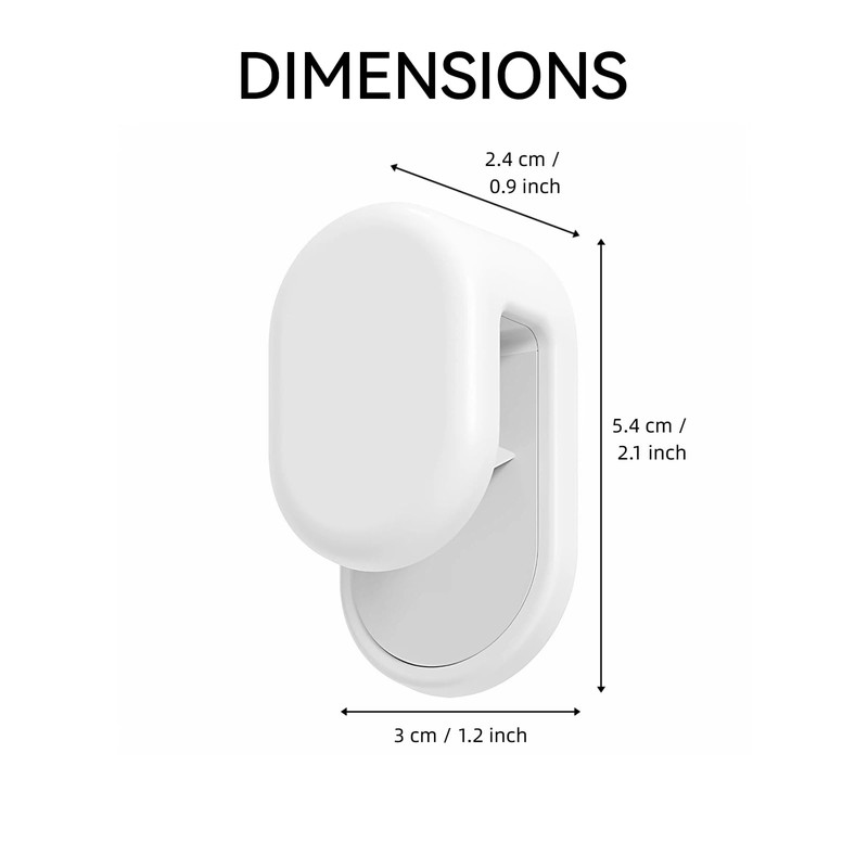 3-Pack Toothpaste Holders Wall Mounted, Adhesive Tube Clips for Bathrooms