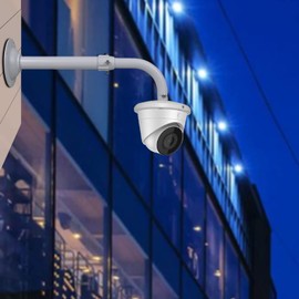 WiTi Security Camera Mount Bracket 6 inch Base,15.7inch-23.6 inch Extendable J-Pole Mount Bracket for CCTV IP Cameras, Adjustable Solid Metal Mounting Bracket for Camera System Outdoor and Indoor