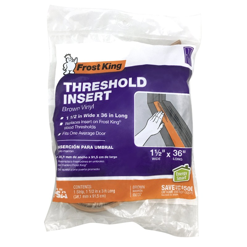 THERMWELL RV37H 36" BRN Vinyl Insert, 1-1/2" x 36", Brown