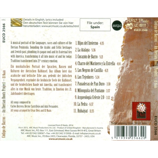EL NAÁN CODIGO DE BARROS: AN IBERIAN ROOTS PROJECT NEW
