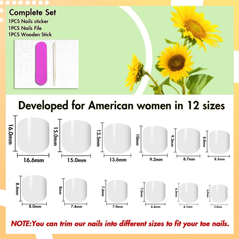 Solid Color Hot Pink Press on Toenails for Women, Matte