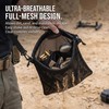 Shooting Gear Mesh Hull Bag: Convertible Waist & Crossbody Sling