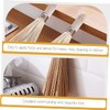 CHILDWEET 2Pcs Bamboo Scrubber Brush Durable Kitchen Cleaning Brush for