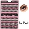 Perfect Key 200 Clusters Natural Look Eyelash Extensions Wispy Lash