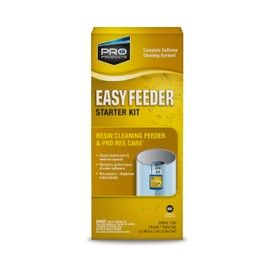 Pro Products Res Care Water Softener Cleaner Easy Feeder Starter Kit, Complete Water Softener System Cleaning, Dispenses Liquid Resin Filter Cleaner, Feeds Continuously to Restore Resin Capacity
