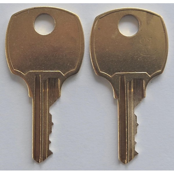 Replacement 2-Keys Cut to Code D339A All-Lock Utility Locks (You