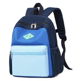 Octsky Preschool Kids Backpack, 12 inch Toddler Backpacks for Boys with Chest Strap, Ideal for School & Travel Backpacks