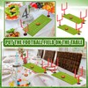 Simgoing 4 Set Soccer Football Centerpieces Table Decor Soccer Football