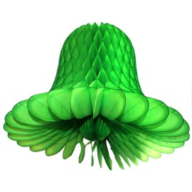 Devra Party 6-Pack 9 Inch Honeycomb Tissue Paper Bell (Lime)