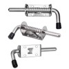 Hazrcvr Pack of 2 Spring Latch Gate Latch 304 Stainless