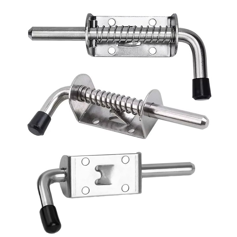 Hazrcvr Pack of 2 Spring Latch Gate Latch 304 Stainless