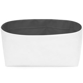 FANJI Project Tote Bag Organizer Insert for Tory Burch T MONOGRAM Mini Bucket Bag, Custom Fit Inside Premium Slate Gray Lightweight WaterResistant Purse Insert