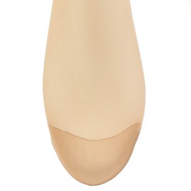 ATSUGI Stockings, Strong, Durable and Beautiful. 3 pack (3 pairs), reinforced toe for women, nude beige, M–L