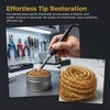 Tueascallk 12-Pack Brass Soldering Iron Tip Cleaner, Used for Cleaning