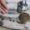Galdor's Guild Travel DND Pocket Watch & Mini Metal Polyhedral