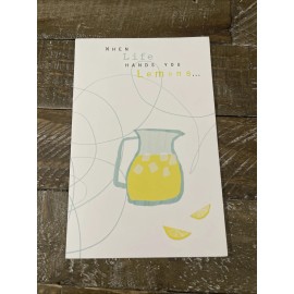 American Greetings Greeting Card Sympathy Life Hands You Lemons