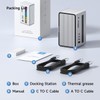 Hagibis USB C Docking Station with M.2 NVMe/SATA SSD Enclosure