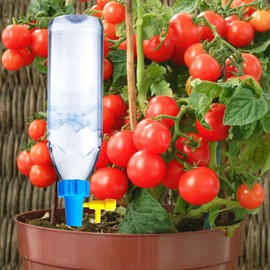 Self-Watering Stakes,Auto Drippers Irrigation Devices | Adjustable Control Valve 24x Drip Kits Stakes for Indoor House Office Vacation Patio Lawn Outdoor