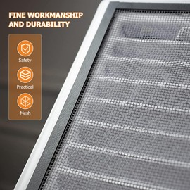 Outanaya 4Pcs Magnetic Vent Covers Multifunctional Air Vent for Floor Wall Ceiling Use Easy to Clean Register Vent Cover Durable Mesh Design for Home Office