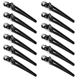 12pcs Pinzas Para Cabello Para Estilizar y Seccionar, Pinzas Para Cabello Estilista, Pinzas Para Peinar El Cabello, Pinzas Pelo, Clips De Corte De Cabello Para Salón y Hogar, Flequillo, Ondas