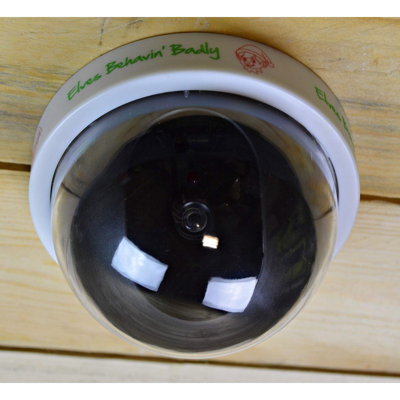 Elves Behavin' Badly Dummy Security Camera, 10x10x13