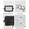 UFOND 10000 Lumen LED Work Light with Stand,Detachable Waterproof Dual