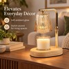 Dimmable Candle Warmer Lamp, Flameless Electric Wax Warmer for Scented