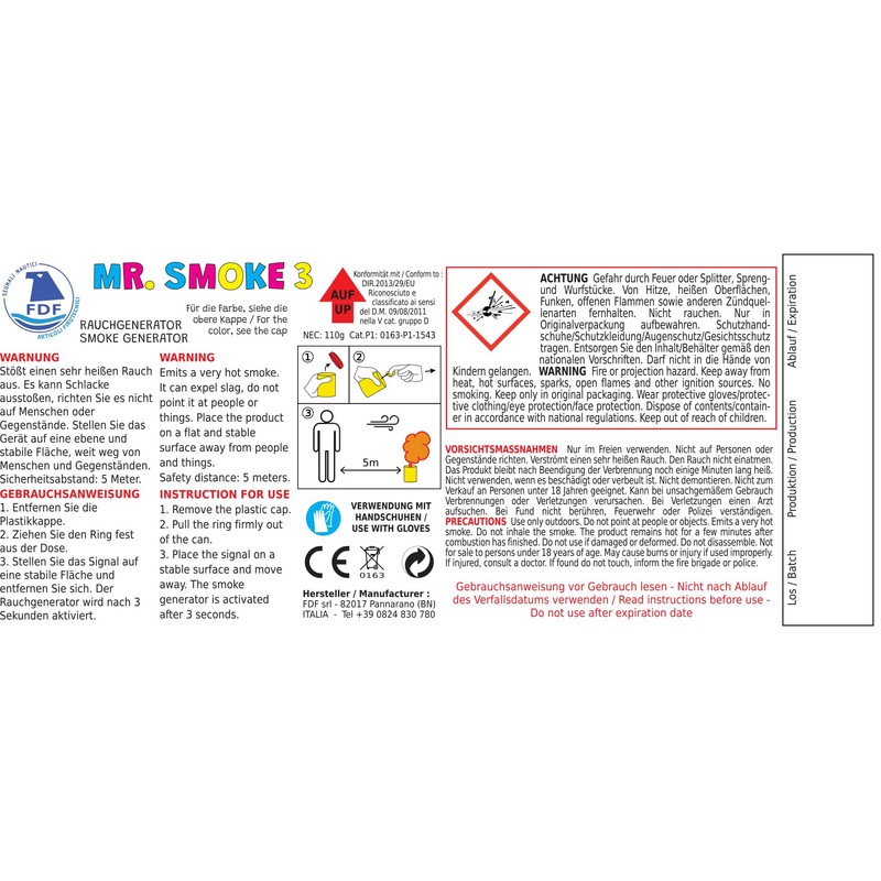 Smoke Generator Mr. Smoke Type 3 in Pink