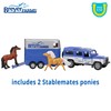 Breyer Horses Farms Land Rover and Tag-a-Long Trailer and Playset