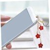 KOMBIUDA 2Pcs Adorable Flower Pendant Earphone Caps Jack Dust Plug