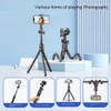 Peakloong Selfie Stick Phone Tripod Stand, Extendable Flexible Octopus Tripod