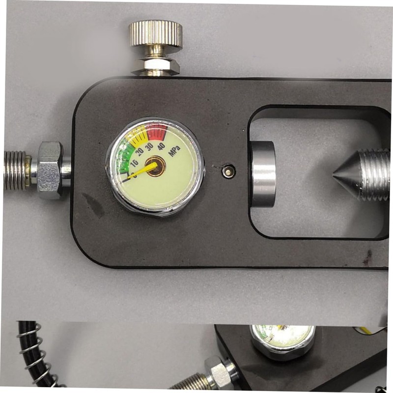 TEHAUX Inflation Valve Adapter for Oxygen Cylinder Turn Large Bottle