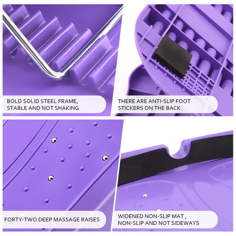 Slant Board Calf Stretcher Board, Plastic 10-Level Adjustable Incline Board
