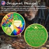 IELCJJ 11 Year Sobriety Coin, Delicate Artsy Tree of Life