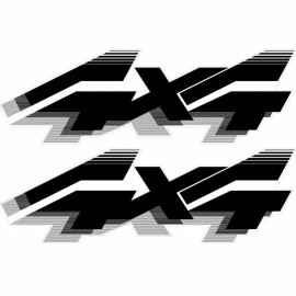 Vinylmark LLC 1992 - 1996 4x4 Decals for Ford F-Series F250 F350 Truck / Bronco - BLACK
