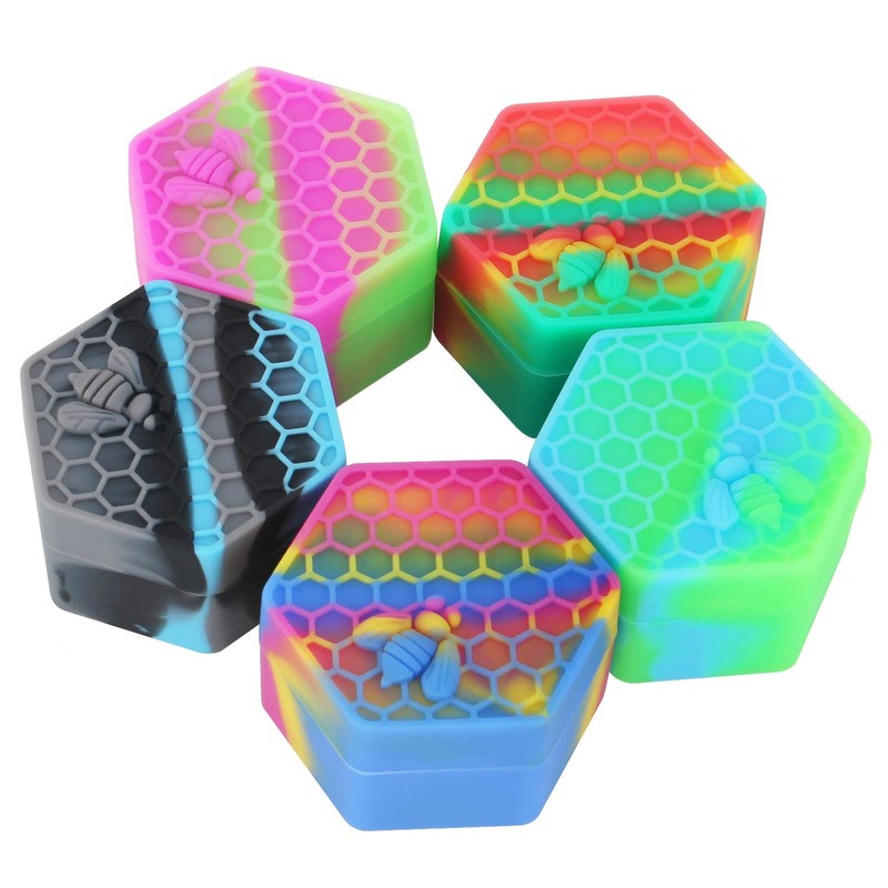 Green Nexus 5 Packs 25ML Non-Stick Food Grade Hexagon Silicone