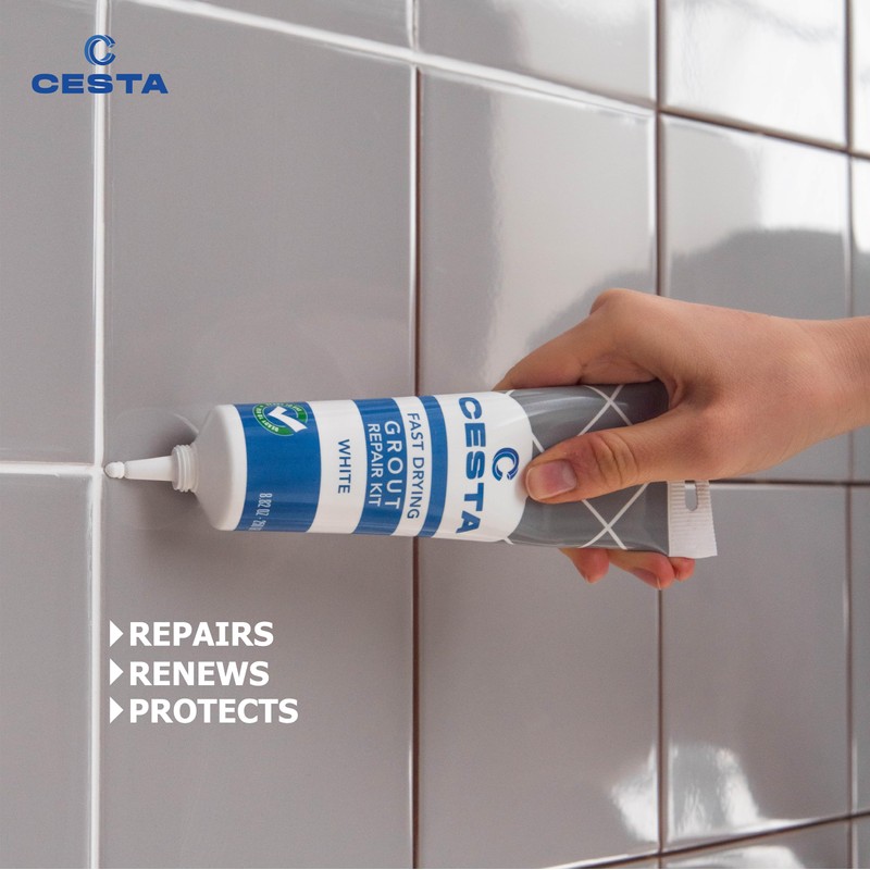 Cesta Grout Repair Kit – Squeeze Tube, Fast Drying, Waterproof