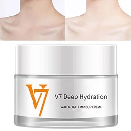 Crema Hidratante Tonificante - V7 Maquillaje Waterlight Hidratación Profunda - Hidratación Profunda V7, Crema Liso Iluminadora y Frívola para Todo Tipo Piel Blanqueadora