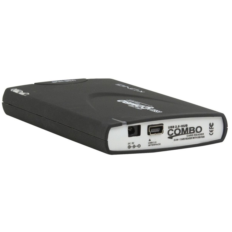 Konig Ultra Slim Memory Card Reader and USB 2.0 Hub