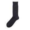 Gunze Men's POLO Polo, Plain Business Socks, 3 Pairs, Black